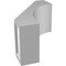 Ekena Millwork 5-in. W x 8-in. D x 12-in. H Westlake Architectural Grade PVC Knee Brace BRCP05X08X12WTL - alternate 3